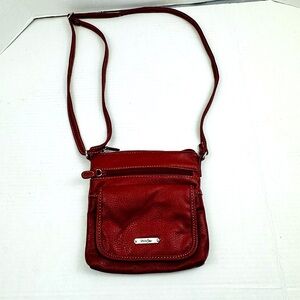Multi Sac MultiSac maroon red Shoulder/ Crossbody Purse Bag